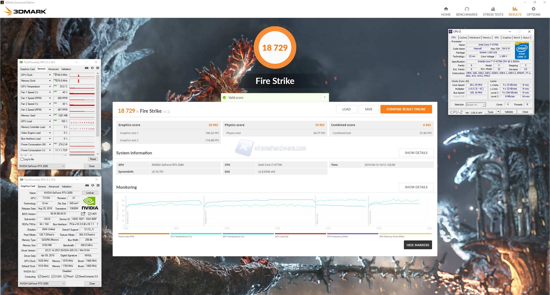 OC ASUS RTX 2080 Strix 