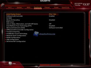 AORUS Z370 Gaming 3 BIOS 17